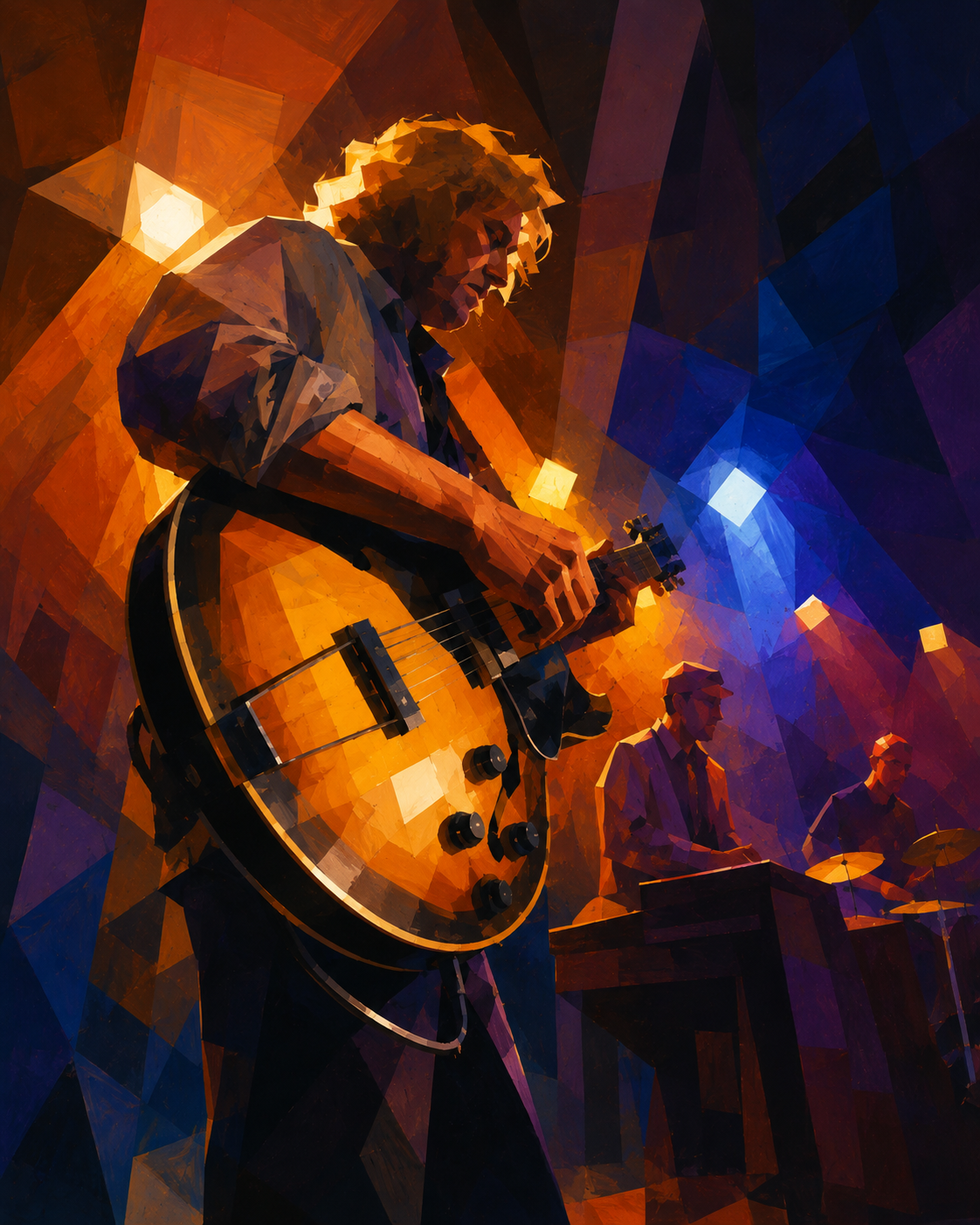 Abstract artwork for the Thomas Haupt Organ Trio